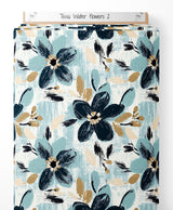 Tissu - water flowers 2