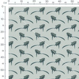 Tissu - Requins gris aux nageoires