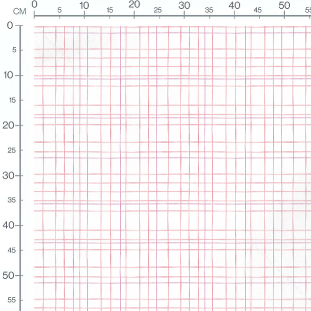 Tissu - Carreaux roses sur blanc