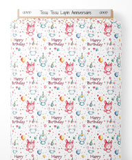 Tissu - Tissu Lapin Anniversaire