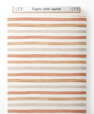 Tissu - Rayures pastel aquarelle