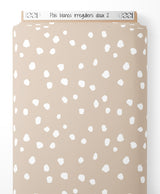 Tissu - Pois blancs irréguliers doux 2
