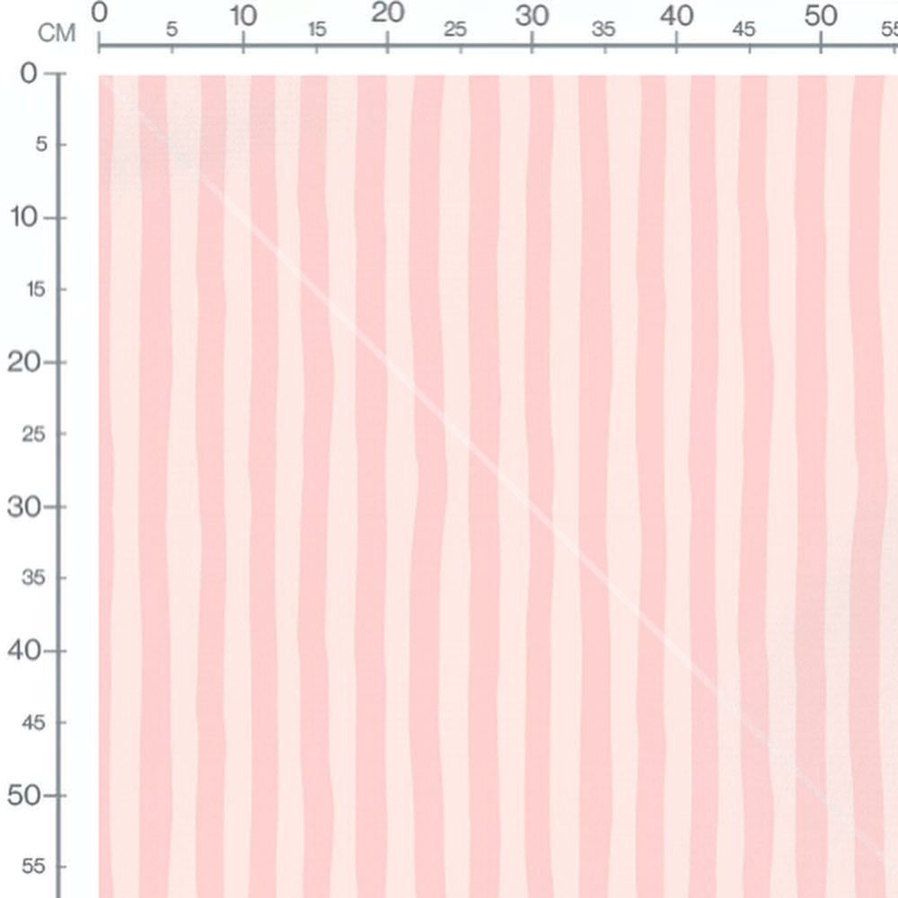 Tissu - Rayures roses alternées simples