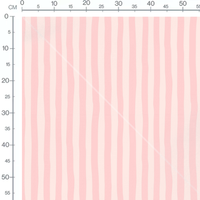 Tissu - Rayures roses alternées simples
