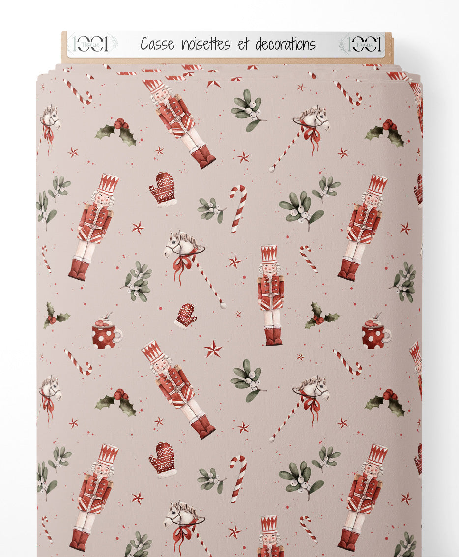 Tissu - Casse-noisettes et décorations