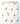Tissu - Pommes orange et feuilles blanches