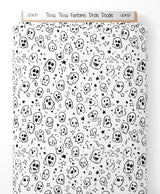 Tissu - Tissu Fantome Drole Doodle