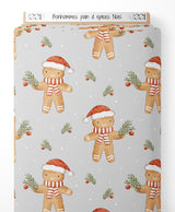 Tissu - Bonhommes pain d'épices Noël