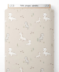 Tissu - Petits phoques adorables