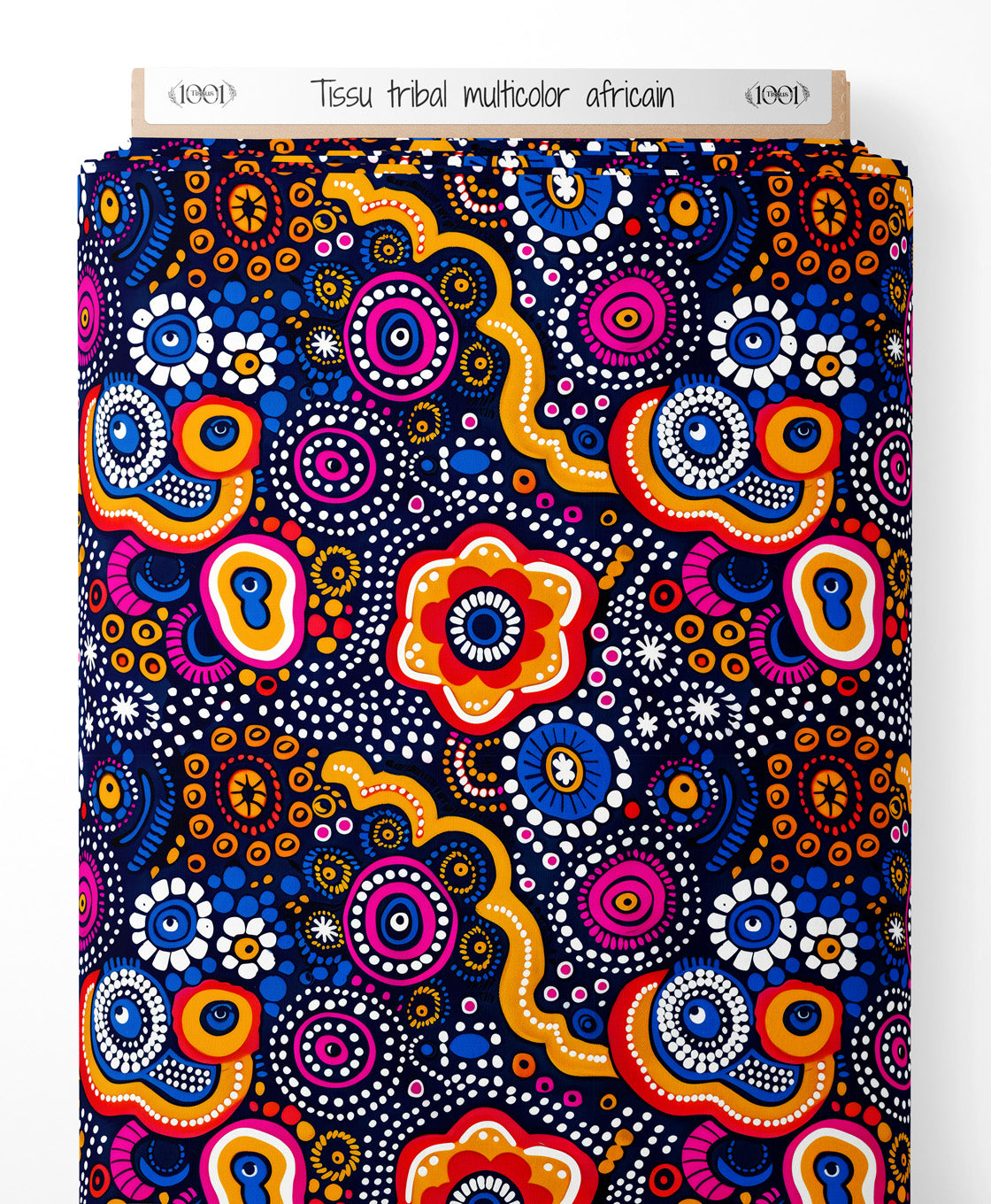 Tissu - tribal multicolor africain