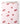 Tissu - Cerises aquarelle fond rose