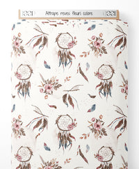Tissu - Attrape-rêves fleuri coloré