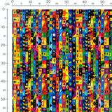 Tissu - geometrie moderne africain