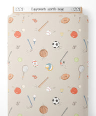 Tissu - Équipements sportifs beige