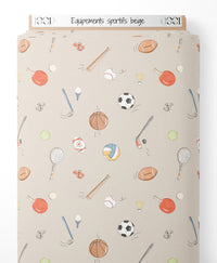 Tissu - Équipements sportifs beige