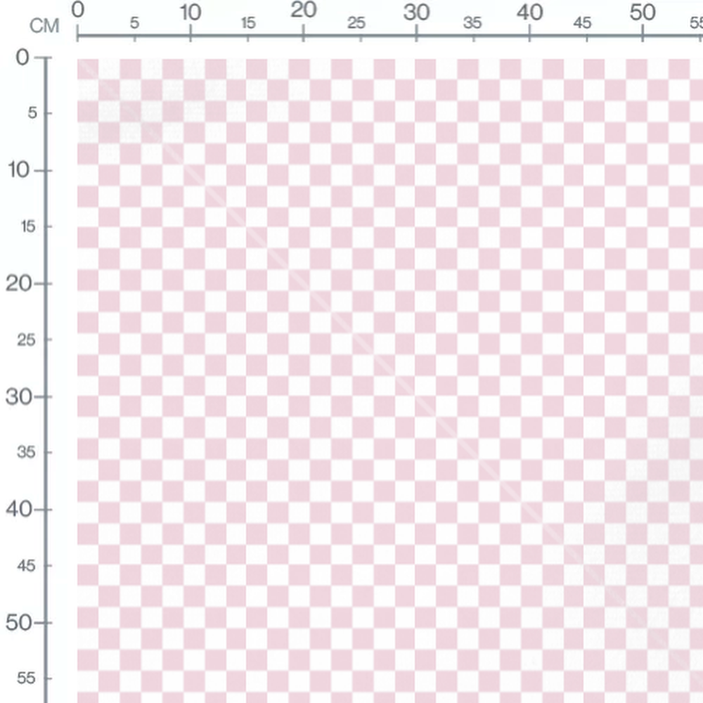 Tissu - Carreaux rose doux et blanc