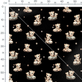 Tissu - Léopards en voitures