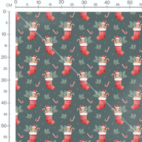 Tissu - Bonhommes pain d'épice et