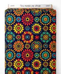 Tissu - mandala pop africain