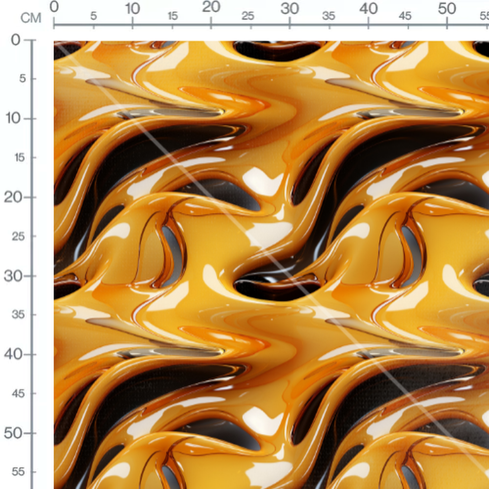 Tissu - Reflets Liquides Dorés