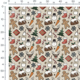 Tissu - Ambiance chaleureuse de Noël