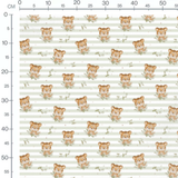 Tissu - Petits tigres rayés