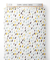 Tissu - Gouttes colorées variées