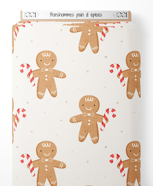Tissu - Bonshommes pain d'épices