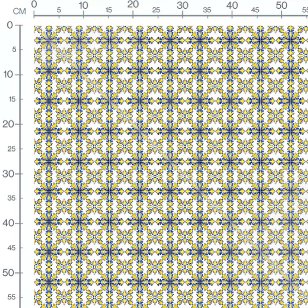 Tissu - Floraux marron sur fond gris