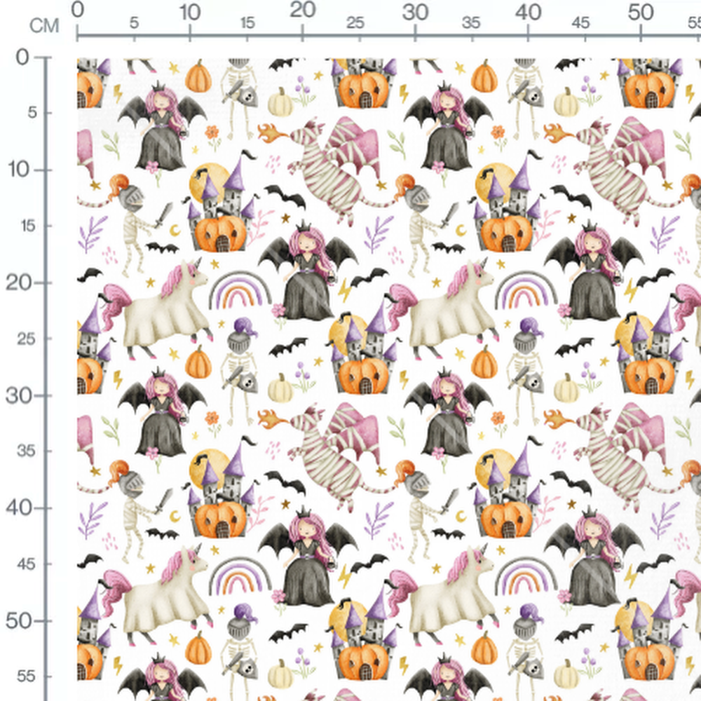 Tissu - Créatures magiques et châteaux