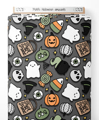 Tissu - Motifs Halloween amusants
