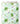 Tissu - Caméléons verts et fleurs