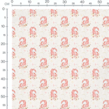 Tissu - Licornes roses et fleurs