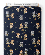 Tissu - Animaux jouant de la musique