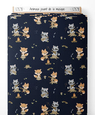 Tissu - Animaux jouant de la musique