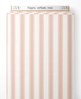 Tissu - Rayures verticales roses