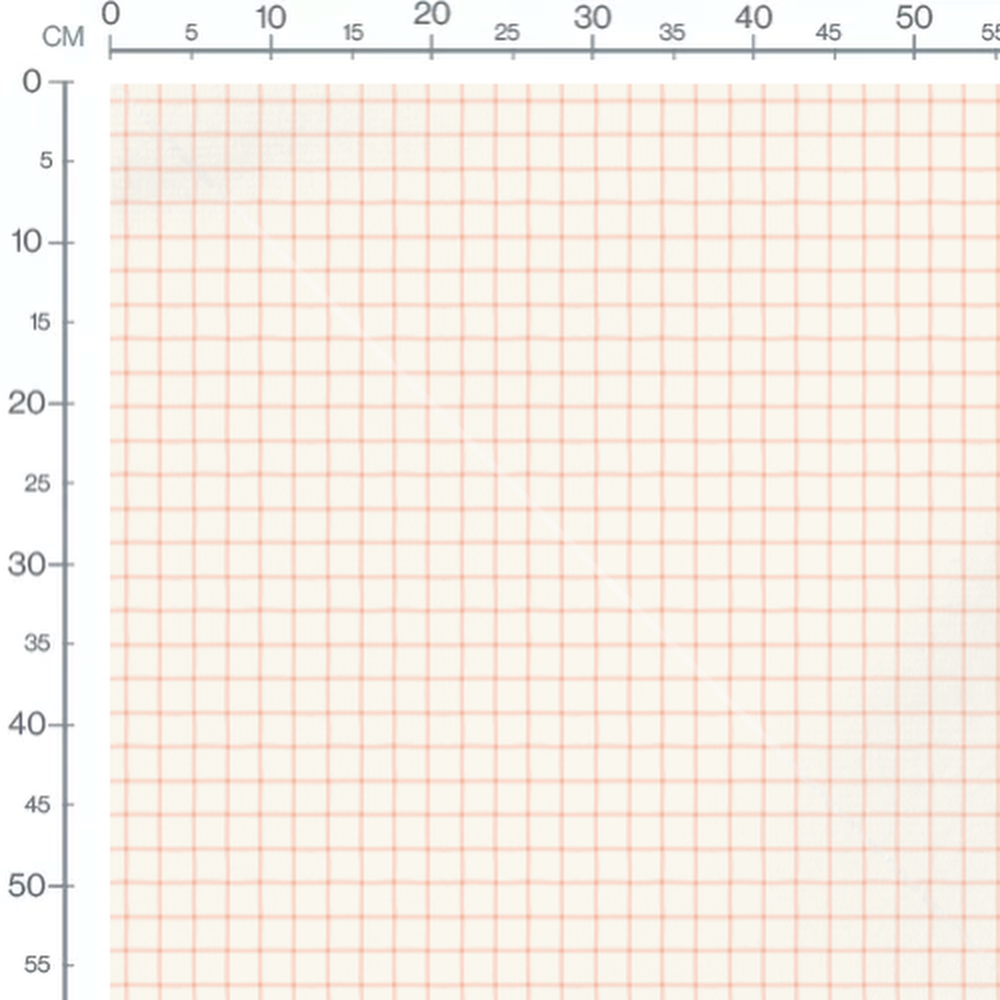 Tissu - Carreaux roses sur fond crème