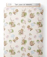 Tissu - Tigres joyeux sur balançoires