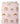 Tissu - Animaux hippies fond rose