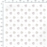 Tissu - Têtes d'ours et arcs
