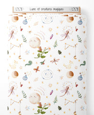 Tissu - Lune et créatures magiques