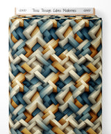 Tissu - Tissage Cubes Modernes
