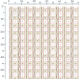Tissu - Fleurs roses et bleues beige