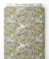 Tissu - Palmiers et feuillages tropicaux