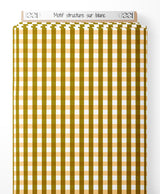 Tissu - Motif structuré sur blanc