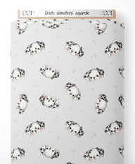 Tissu - Chiots dalmatiens aquarelle