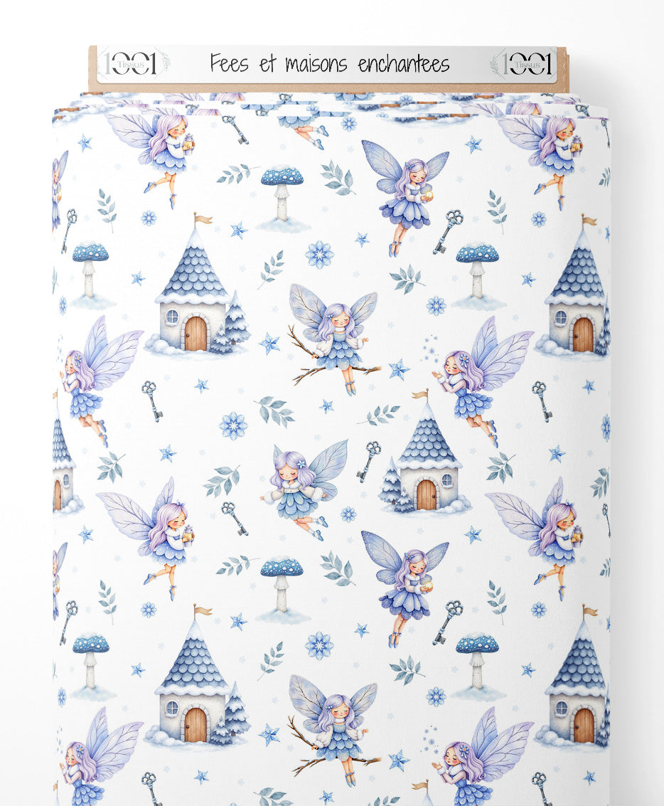 Tissu - Fées et maisons enchantées