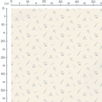 Tissu - Épées et casques bleus