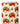 Tissu - Ours et fleurs sur fruits