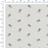 Tissu - Souris sur fusée